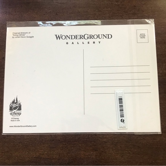 Snow White by artist Dave Quiggle Postcard - Picture 2 of 4